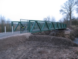 Replacement bridge between Balmore and Cadder