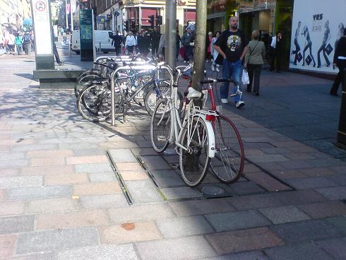 More cycle parking stands needed