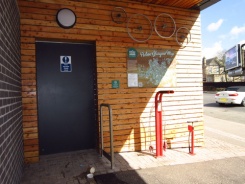 Public bicycle repair and maintenance stand in Giffnock - PHOTO: Calum Macphee