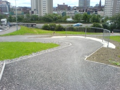 New ramp down from the canal at Speirs Wharf